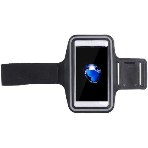 Brassard Sport Néoprène Lavable Anti-Transpiration Pour Huawei Mate 30 Pro Avec Fenêtre Tactile Et Fermeture Ajustable - Noir