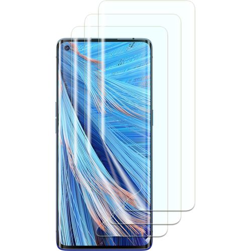 3 Films Protecteur D'écran Tpu Hd Compatible Oppo Find X2 Neo - Anti-Rayures, Empreintes Digitales, Sans Bulles, Auto-Réparation 24h