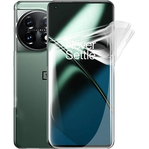 2x Film Hydrogel Protecteur D'écran Pour Oneplus 11 5g 6.7"" - Haute Sensibilité, Auto-Réparation, Couverture Intégrale, Flexible Tpu Ultra-Mince 0.01mm Sans Poussière