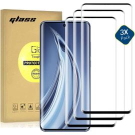 3 Pièces Verre Trempé Pour Xiaomi Poco X3 Nfc/Redmi Note 9s/9 Pro, Film Protection D'écran Hd 9h 5d, Transparence 99% Auto-Adsorption Anti-Rayures 0.33mm Noir