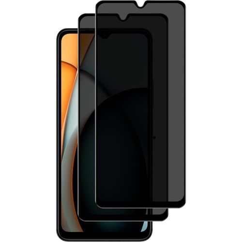 2 Pièces Verre Trempé 9h Protecteur D'écran Anti-Espion Pour Xiaomi Redmi A3, Anti-Rayures, Confidentialité Hd Transparent