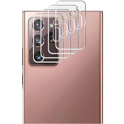 4 Films Protection Objectif Transparent Hd Anti-Rayures Flexible Pour Samsung Galaxy Note 20 Ultra/Note 20 - Ultra-Mince Sans Bulles Bord Arrondi 2.5d Installation Facile