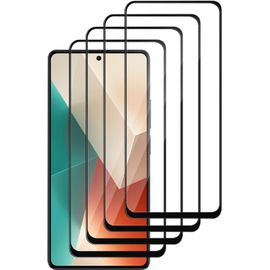 4 Pièces Verre Trempé 9h Ultra Mince 0.33mm Pour Xiaomi Redmi Note 13 4g - Protecteur D'écran Hd 99% Anti-Rayures, Transparence Optimale - Noir