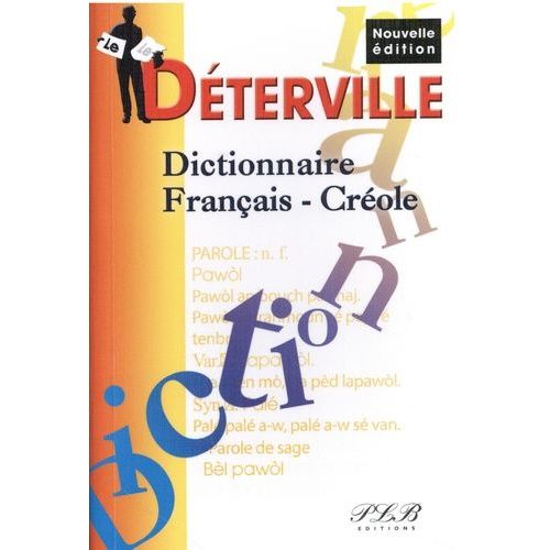 Le Déterville - Dictionnaire Français-Créole