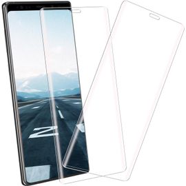 2 Films Protection Écran Verre Trempé 9h Pour Samsung Galaxy Note 9 - Bord 3d Arrondi, Anti-Rayures/Empreintes, Hd Ultra-Transparent 99,9%, Sans Bulles