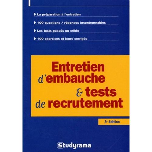 Entretien D'embauche & Tests De Recrutement