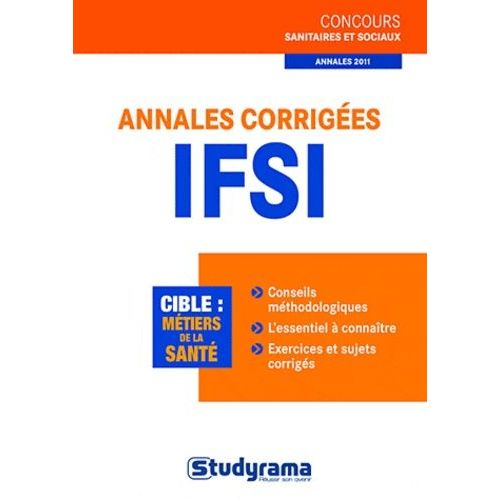 Annales Corrigées Concours Ifsi