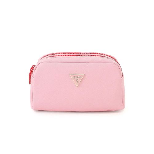 Trousse Guess mini triangle Femme Rose