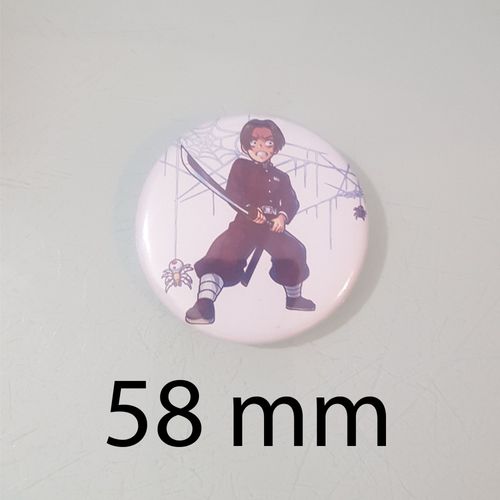 Murata, Le Pourfendeur De Démons Intrépide Dans Demon Slayer - Badge 58 Mm