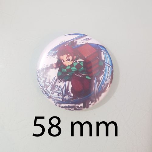 Tanjiro Kamado, Le Pourfendeur De Démons Dans Demon Slayer - Badge 58 Mm