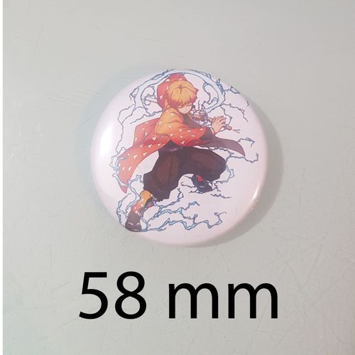 Zenitsu Agatsuma, Le Pourfendeur De Démons Foudroyant - Badge 58 Mm