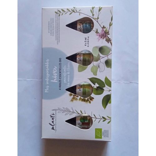 Mes Indispensables Hiver, Nature Et Découvertes, 4 Huiles Essentielles Bio 