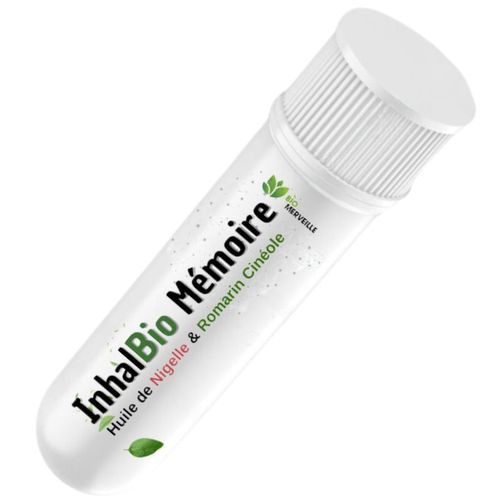 Huile Essentielle De Romarin À Cinéole Bio Pour La Mémoire - Inhaleur Mémoire Et Concentration - Aromathérpie Et Focus - Nootropique - Inhalbio Mémoire De Biomerveille 