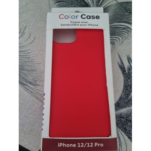 Color Case Coque Avec Bandoulière Iphone 12 Et 12 Pro