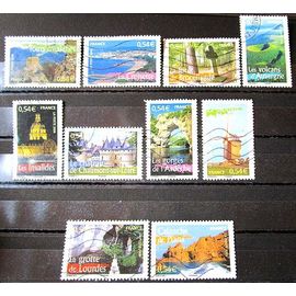 2006. Série Complète F3942 À F3951: La France À Voir N°8.