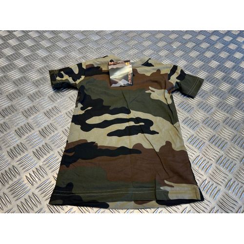 T-Shirt Equipement Militaire Camoifle Enfant De 2 Ant Neuf