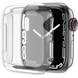 Coque Protecteur Ultra-Transparent Pour Apple Watch Series 8 41mm - 2 Pack - Tpu Souple Anti-Rayures, Protection 360° Anti-Choc