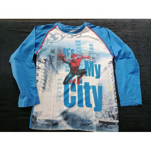 Tee Shirt Manches Longues - Spiderman - Taille 10 Ans