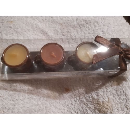 Bougies Aromatisées Café, 4 Mini Tasses Avec Parfum Café Différents