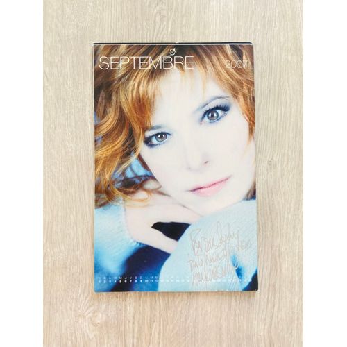 Calendrier 2007 Dédicacé Par Mylène Farmer