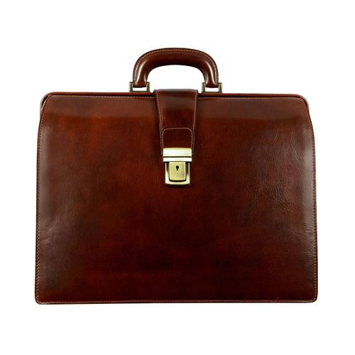 Attachés-Case En Cuir Couleur Marron professionnel pour avocat