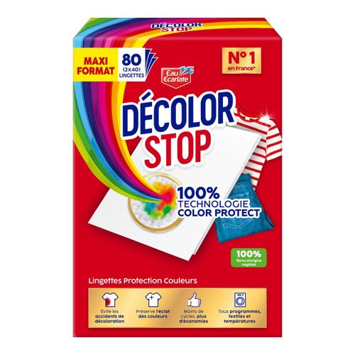 DECOLOR STOP Protection Couleurs x80 Lingettes
