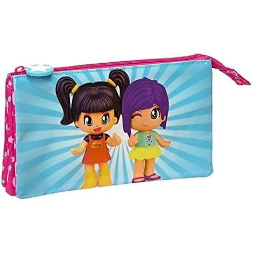 Portatodo Triple Pinypon - Safta - Rose - 3 Ans Et Plus - Enfant - Mixte