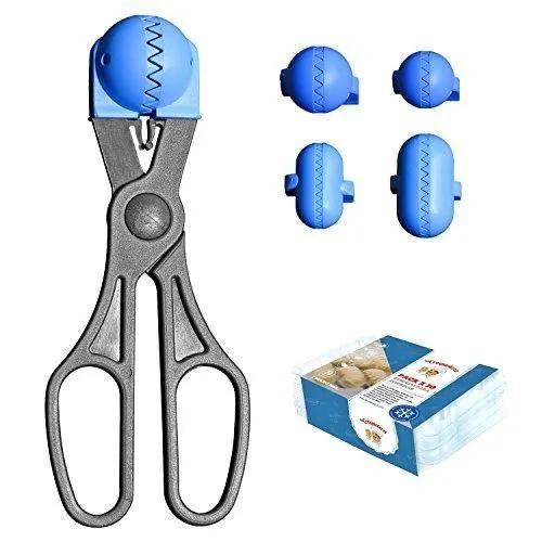 A-L La Croquetera Pack- Pelle Multifonction Couleur Bleu 4 Moules Interchangeables Pour Masse + Pack 20 Plateaux