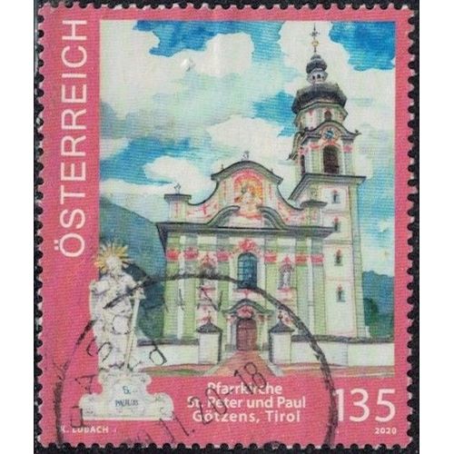 Autriche 2020 Oblitéré Used Église De Pèlerinage Saint Pierre Et Saint Paul Götzens Su