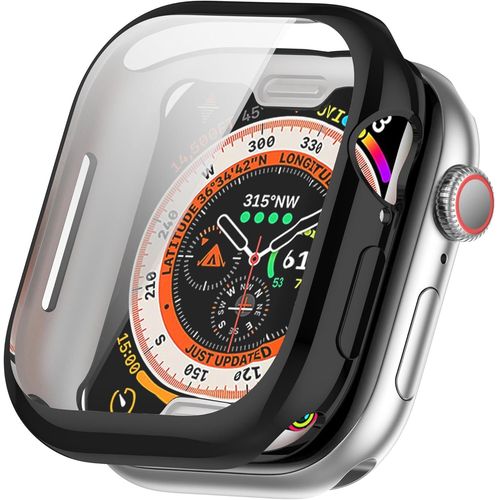 Coque Transparente Tpu Pour Apple Watch Series 10 46mm [2 Pièces] - Protection Totale Anti-Rayures Et Chocs - Noir