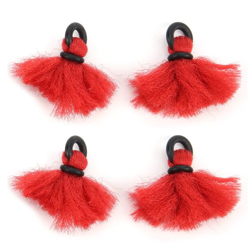 Lot De 4 Flotteurs De Peche A La Mouche, Indicateurs De Frappe, Flotteurs De Positionnement D'hamecon, Flotteurs, Flotteurs, Rouge