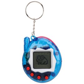 Porte-Cles Virtual Pets, Jeu Portable Interactif, Jouet Electronique Pour Animaux De Compagnie, Excellent Cadeau Pour Enfants, Bleu