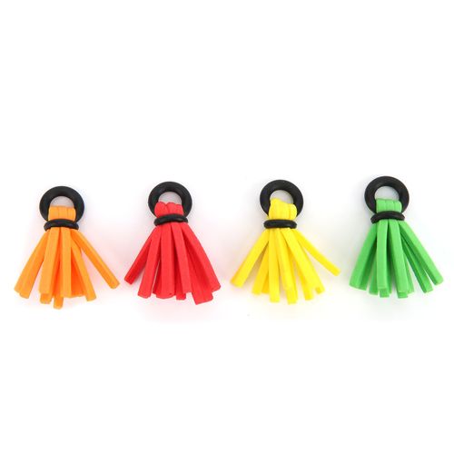 Lot De 4 Flotteurs De Peche A La Mouche En Mousse, Indicateurs De Frappe, Flotteurs De Positionnement D'hamecon, Flotteurs, 4 Couleurs Melangees