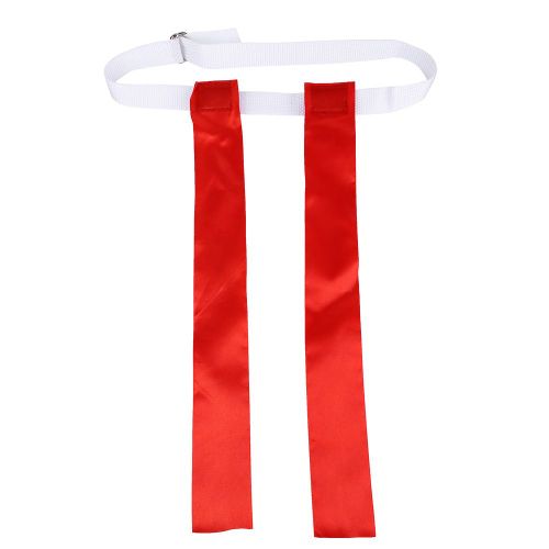 Jeu De Chasse Au Ruban Colore Pour Enfants, Equipement De Sport De Plein Air, Jouets (Rouge)