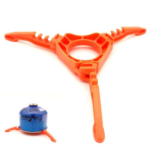 Stabilisateur De Bidon De Carburant Pliable Pour Camping En Plein Air, Randonnee, Cuisine, Support De Reservoir De Gaz, Support De Rechaud, Cartouche, Trepied