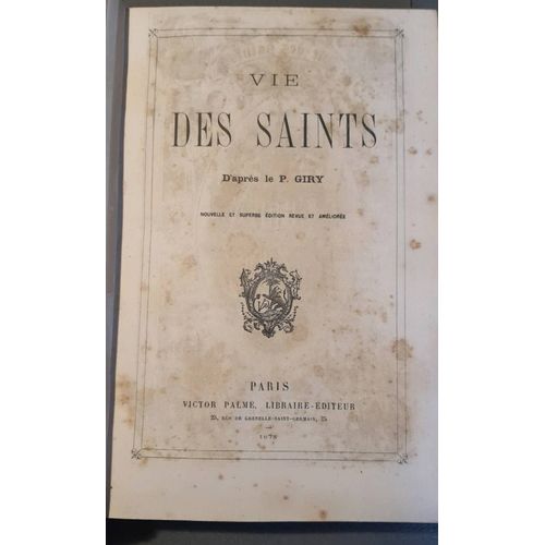 Vie Des Saints