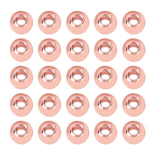 Lot De 25 Perles Fendues En Tungstene Pour Montage De Mouches, Hamecons De Peche, Accessoires (3,8 Mm)