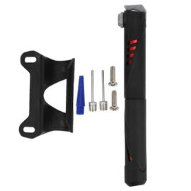 Mini Pompe A Velo Manuelle, Valve Schrader/Presta, Gonfleur Universel, Accessoire De Cyclisme, Noir Et Rouge
