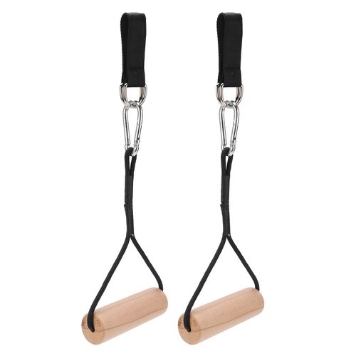 Poignees De Traction Et De Traction En Bois Robustes Pour Machine De Musculation