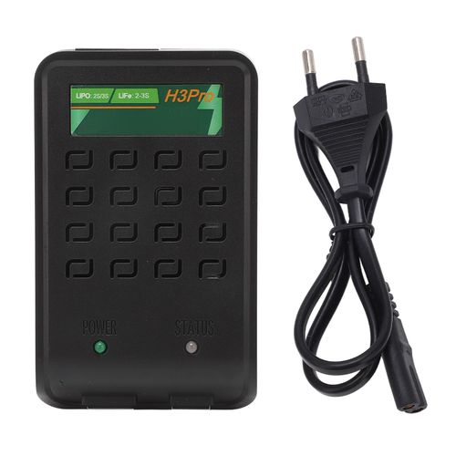 Chargeur De Batterie Lipo Hobbyfans H3 Pro 7,4 Ou 11,1 V, Pour Drone Rc, Jouet Rc, Noir, Prise Ue 110-240 V