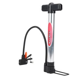 Pompe A Velo Portable 10 Pouces En Alliage D'aluminium, Mini Pompe A Air Manuelle Pour Velo, Outil De Gonflage De Pneus
