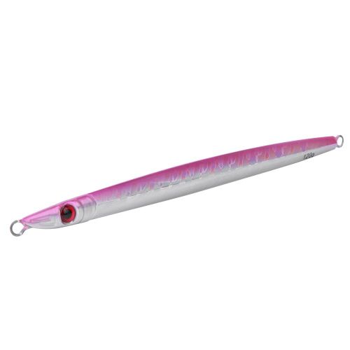 Leurre Lumineux Vertical Pour Peche Lente En Eau Salee Et Eau Douce (3# Rose + Bande Lumineuse)