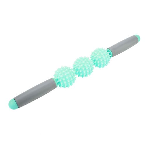 Baton De Yoga, Rouleau Musculaire, Balle Anti-Cellulite, Pour Le Dos, Les Bras, Les Epaules Et Les Jambes (Vert)