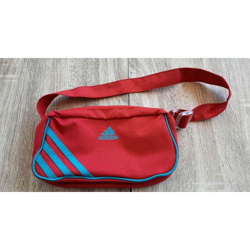 Petite pochette Adidas rose et bleue