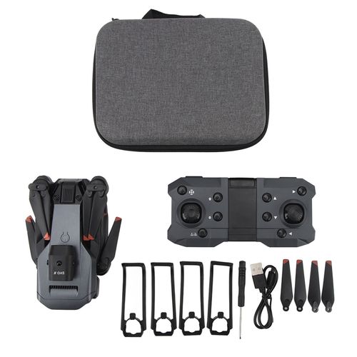 Drone K6 Max a triple camera, quadricoptere pliable pour eviter les obstacles, photographie aerienne HD