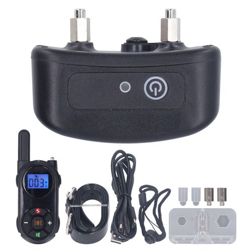 Collier Antichoc Pour Chien, Telecommande Sans Fil, Dressage, Etanche Ipx7, Rechargeable, Electrique, Avec Bip, Vibration, 300 Metres