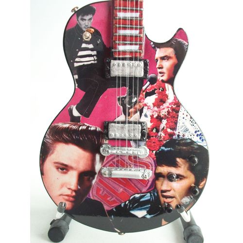 Guitare Miniature De Style Les Paul En Hommage À Elvis Presley