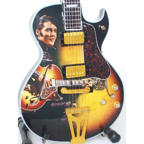 Guitare Miniature Gibson Super 400 Hommage À Elvis Presley