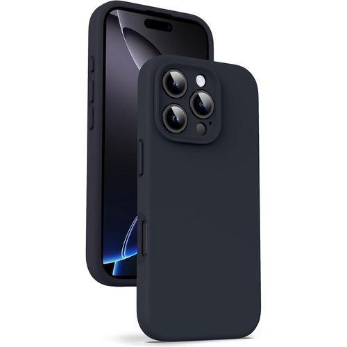 Coque Pour Iphone 16 Pro Silicone Noir Little Boutik®