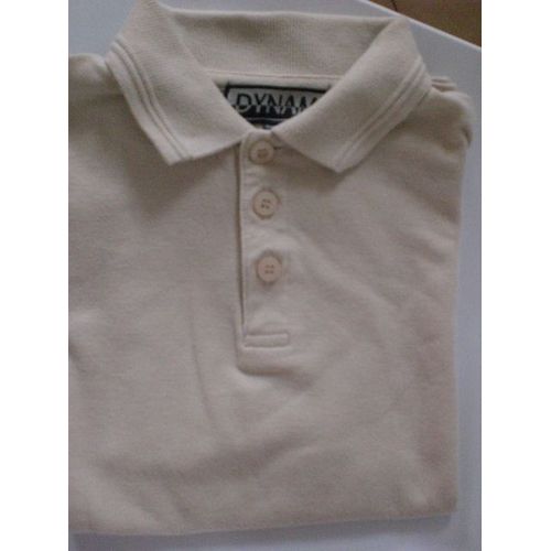 Polo Beige Enfant 8 Ans Manches Courtes Dynam
